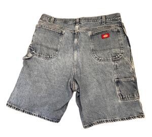 Vintage Y2K Dickies Blue Denim Carpenter Shorts Men’s Size 40 Skater Baggy